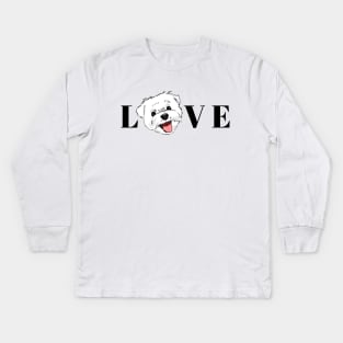 Maltese Lovers, Maltese Moms, Maltese Dads Kids Long Sleeve T-Shirt